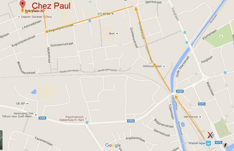 Bed and Breakfast Chez Paul Ypres Zewnętrze zdjęcie
